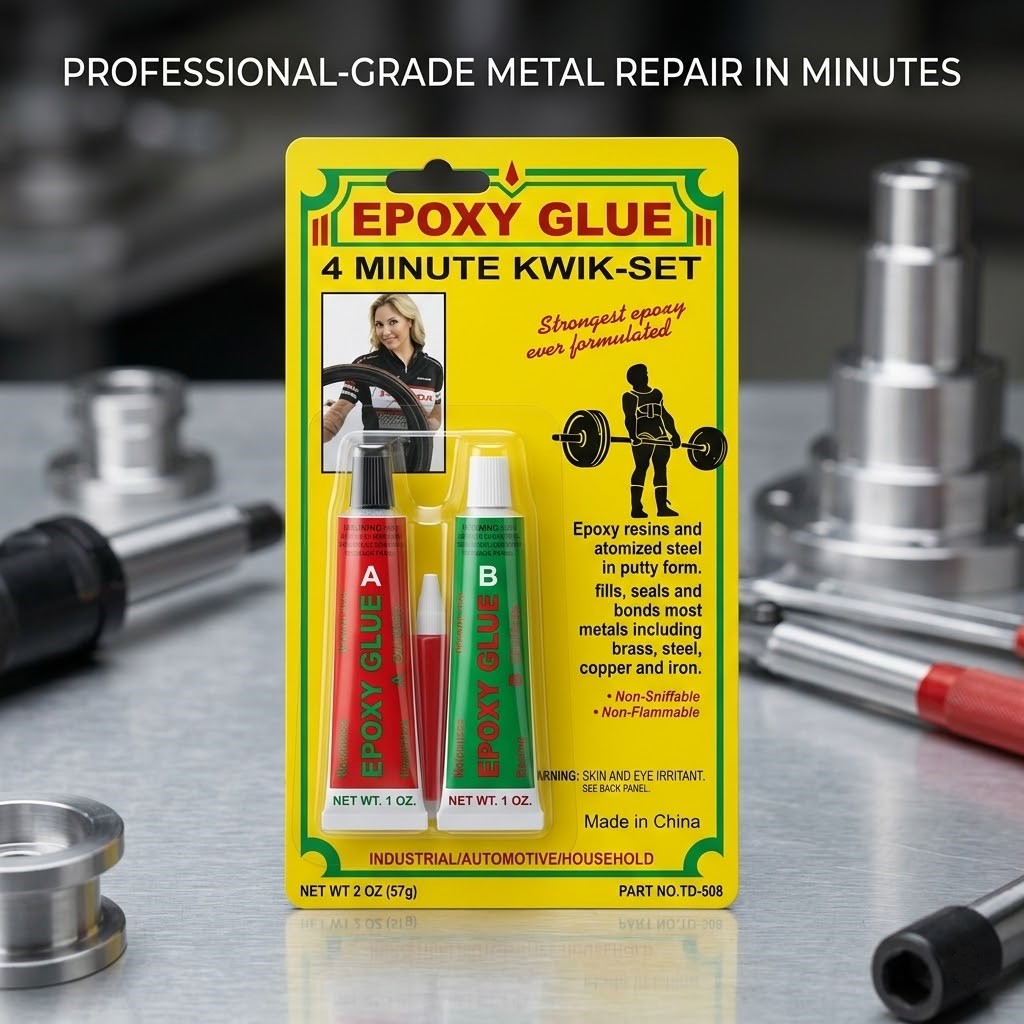 4-Minute Metal Epoxy Glue | غراء إيبوكسي 4 دقائق